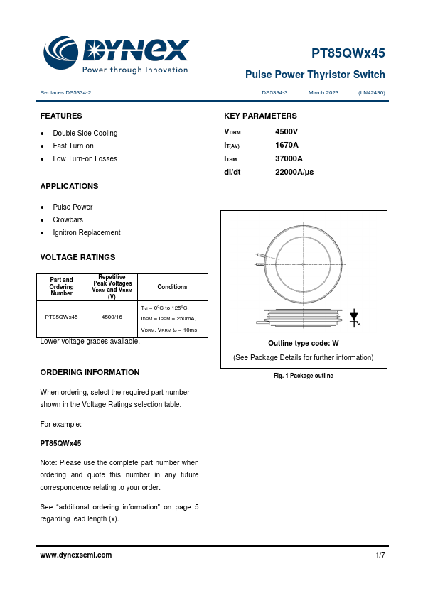 PT85QWX45