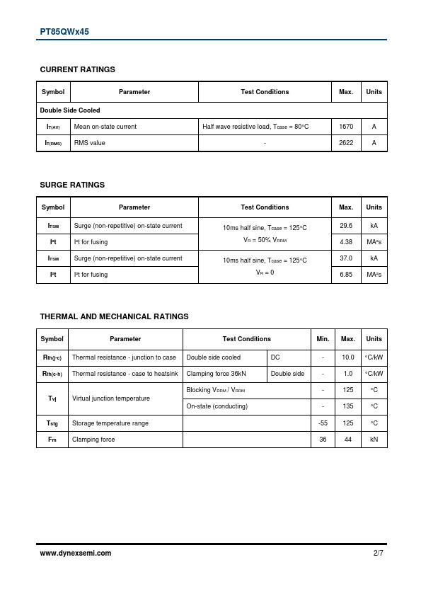 PT85QWX45