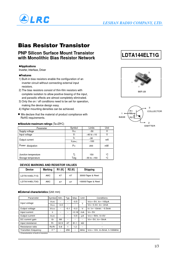 LDTA144ELT3G