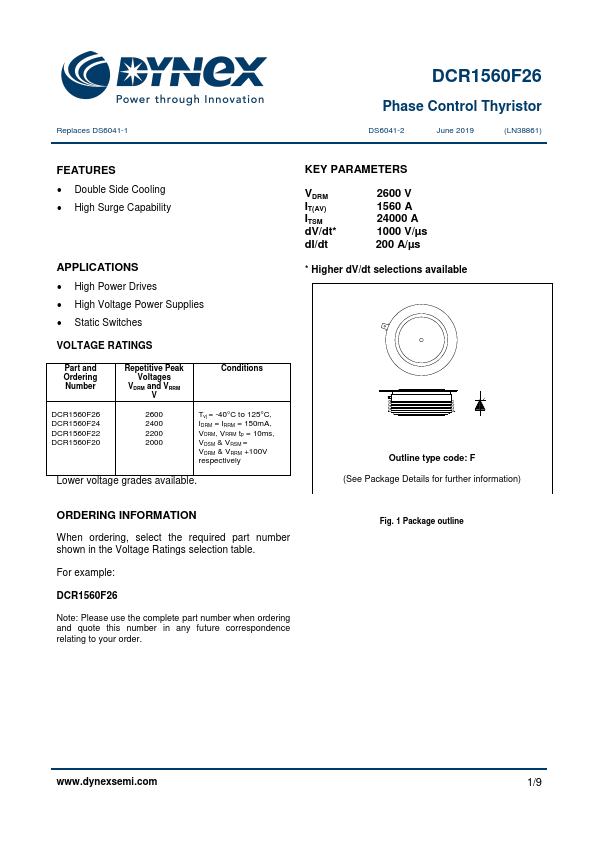 DCR1560F26