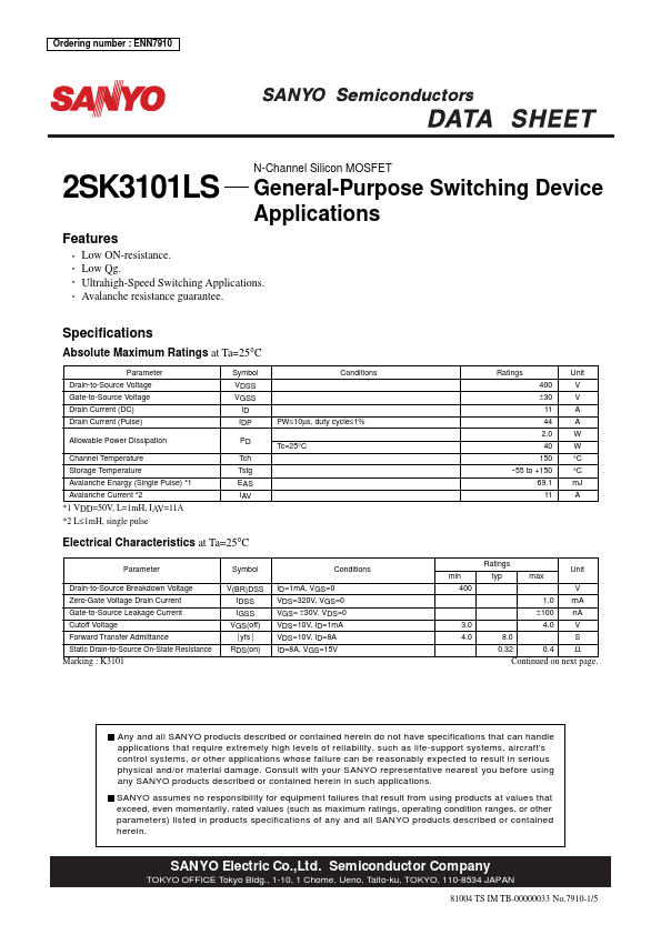 2SK3101LS