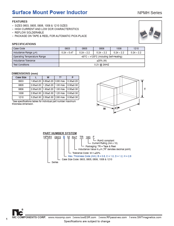 NPMH1008DMR24TR620F