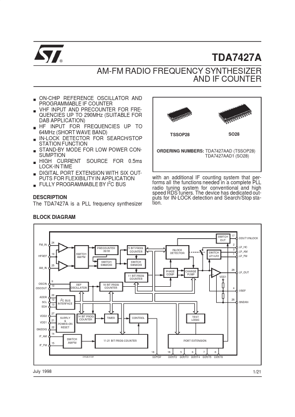 TDA7427A