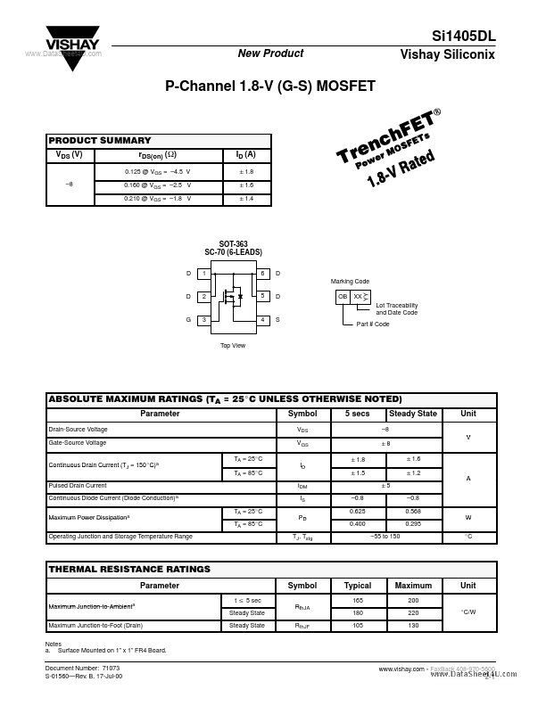 SI1405DL