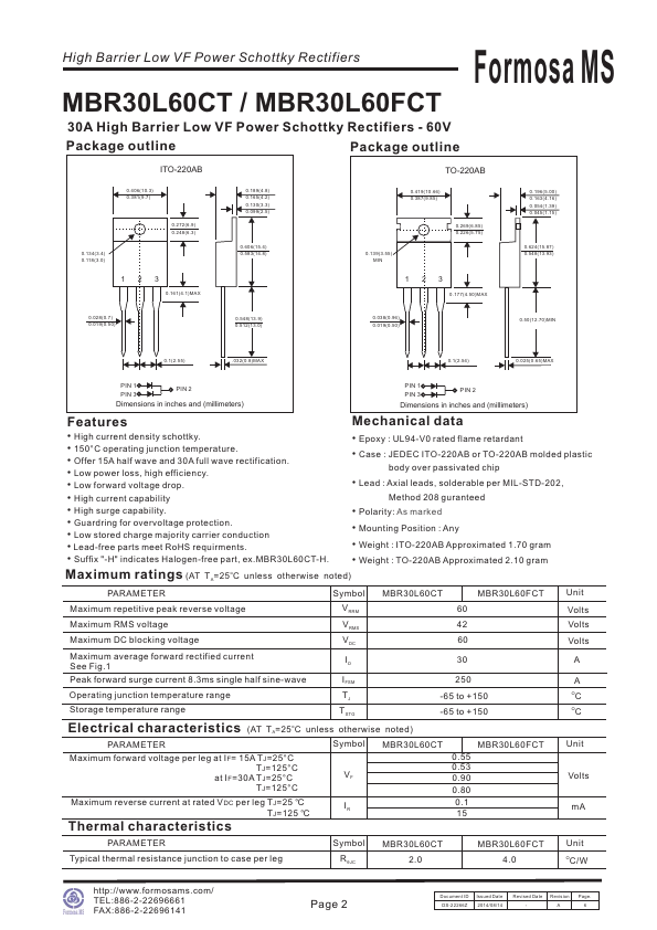 MBR30L60CT