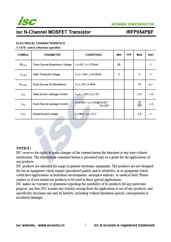 IRFP054PBF