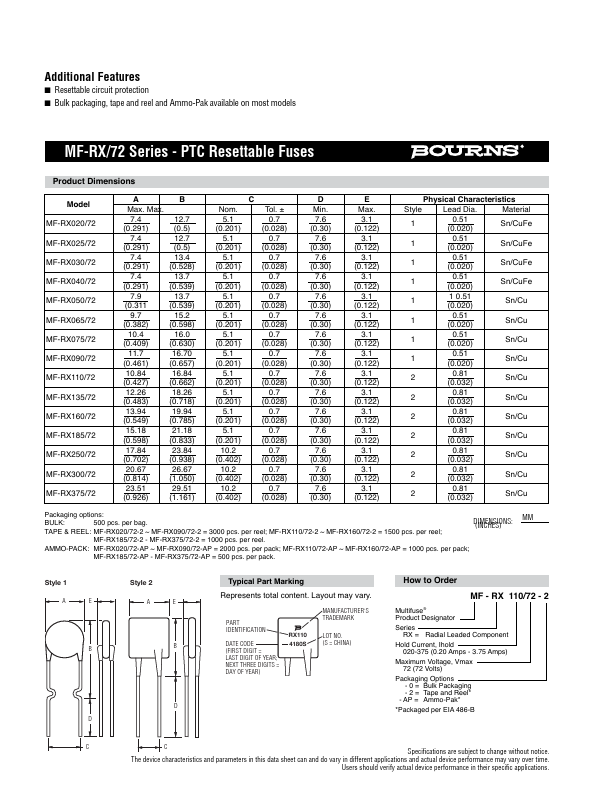 MF-RX065-72