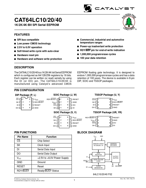 CAT64LC40