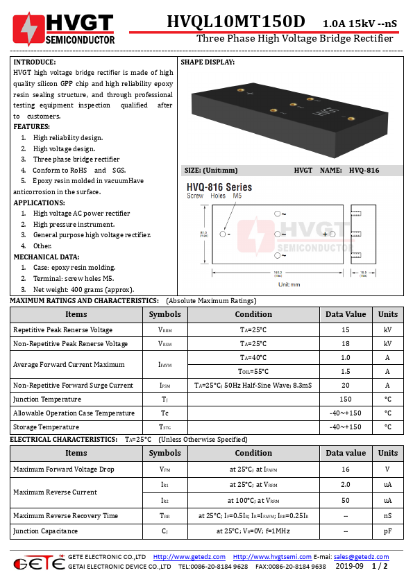 HVQL10MT150D