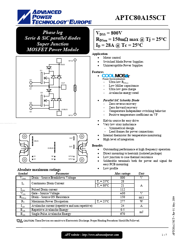 APTC80A15SCT