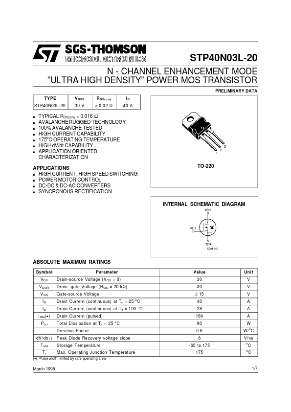 STP40N03L-20