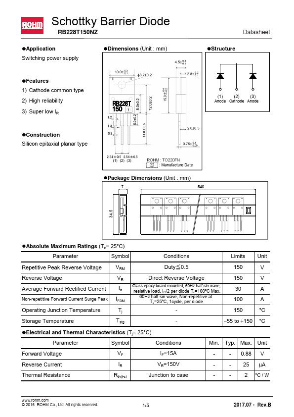 RB228T150NZ