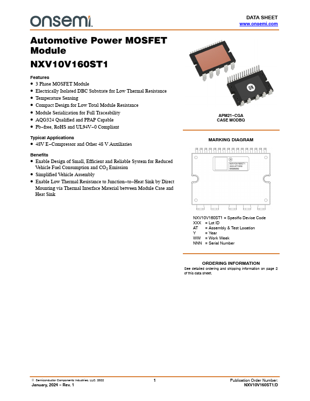 NXV10V160ST1