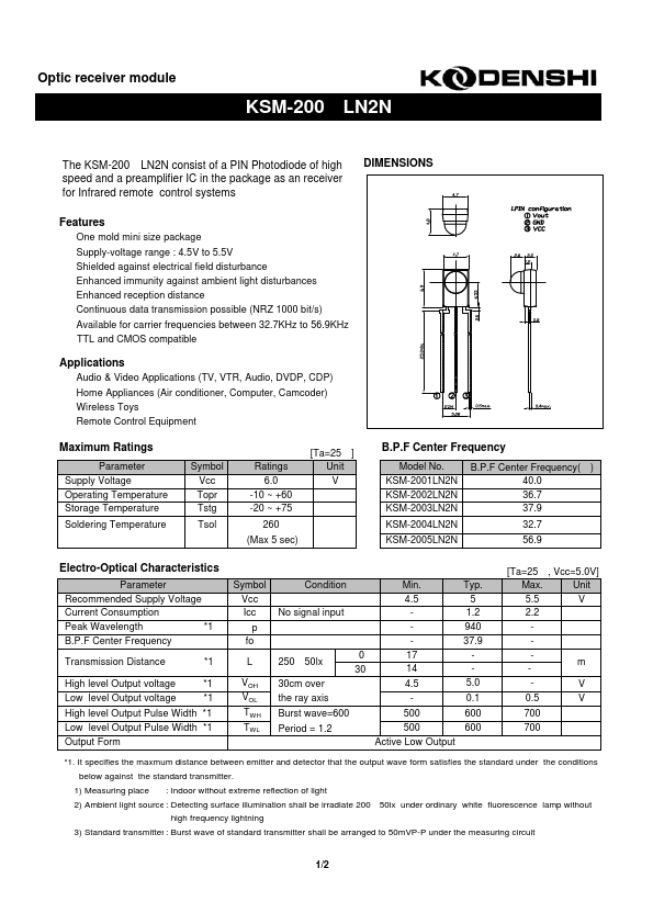 KSM-2001LN2N