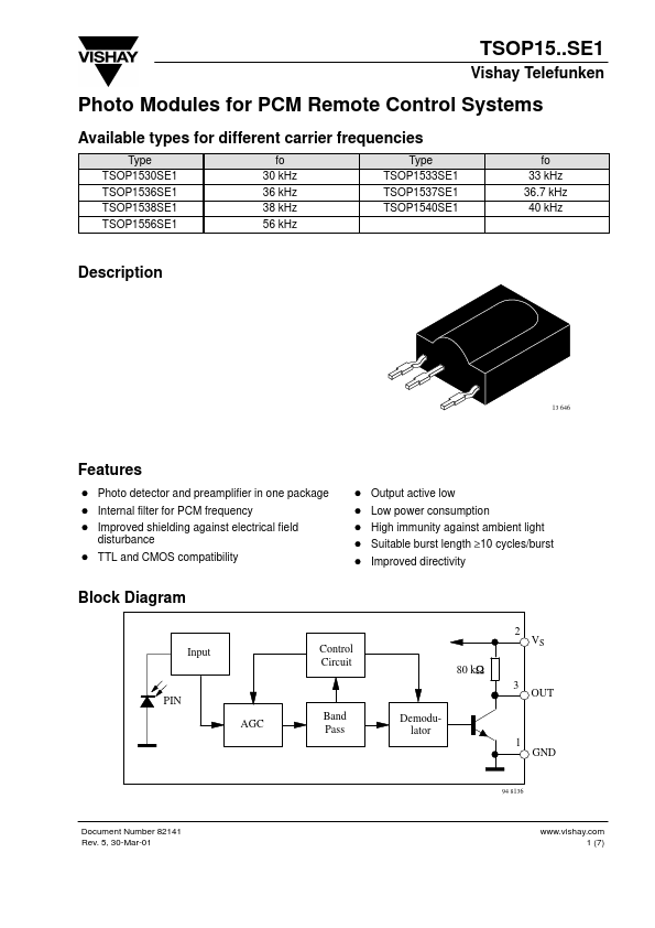 TSOP1530SE1