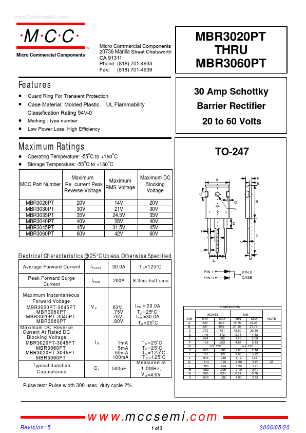 MBR3030PT