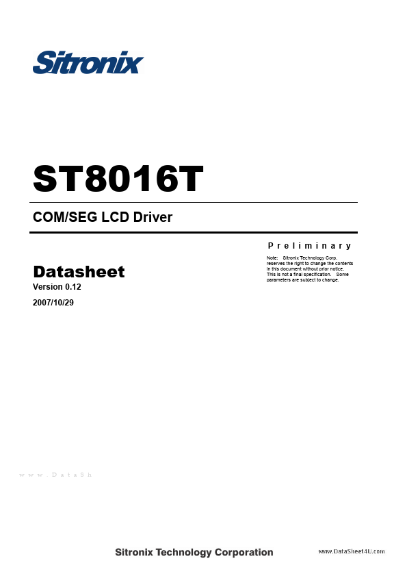 ST8016T