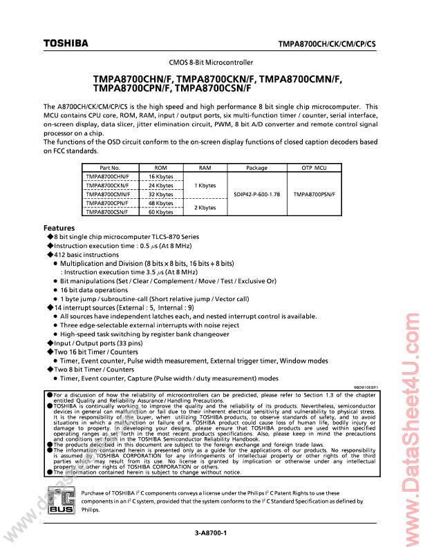 TMPA8700CSN