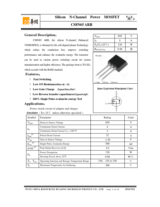 CS8N65ARR