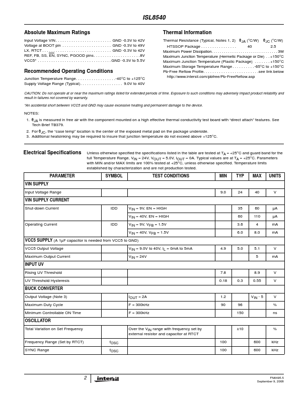 ISL8540