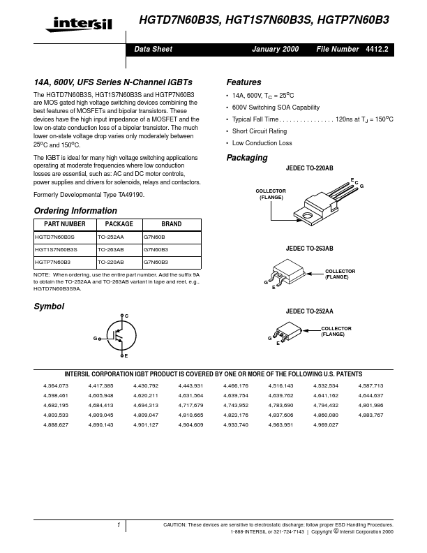 HGTP7N60B3