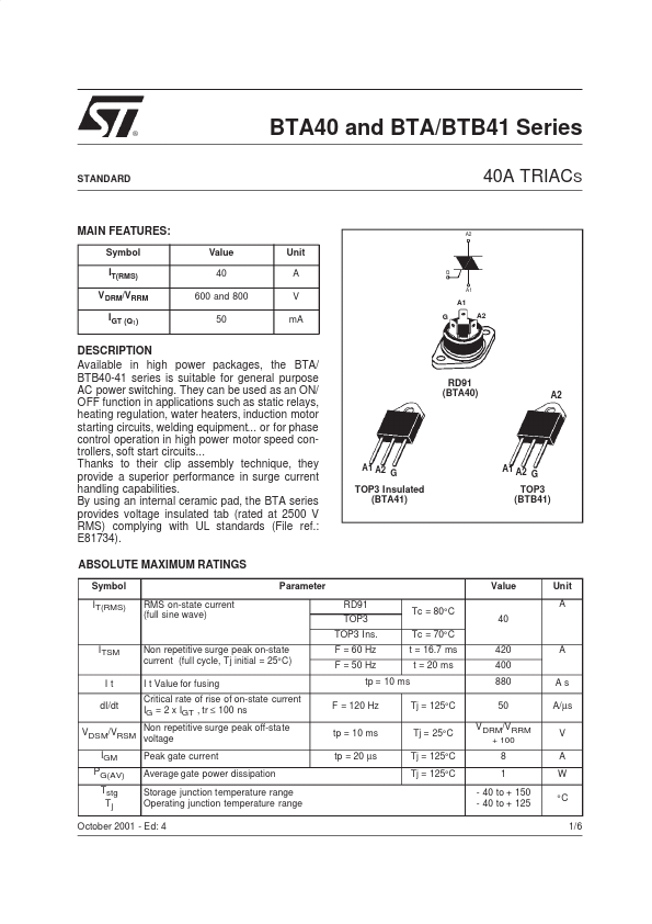 BTB40-800B