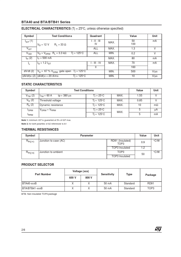 BTB40-800B