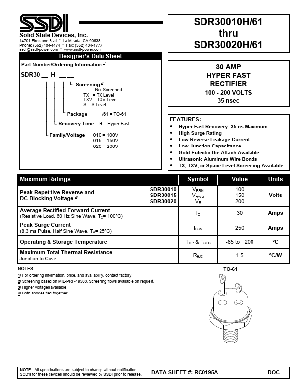 SDR30020H-61