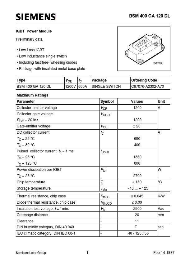 BSM400GA120DL