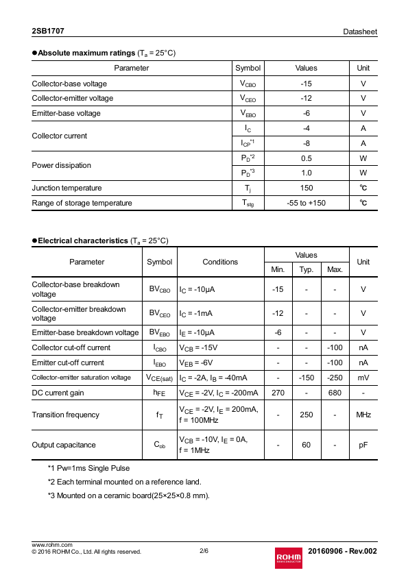 2SB1707