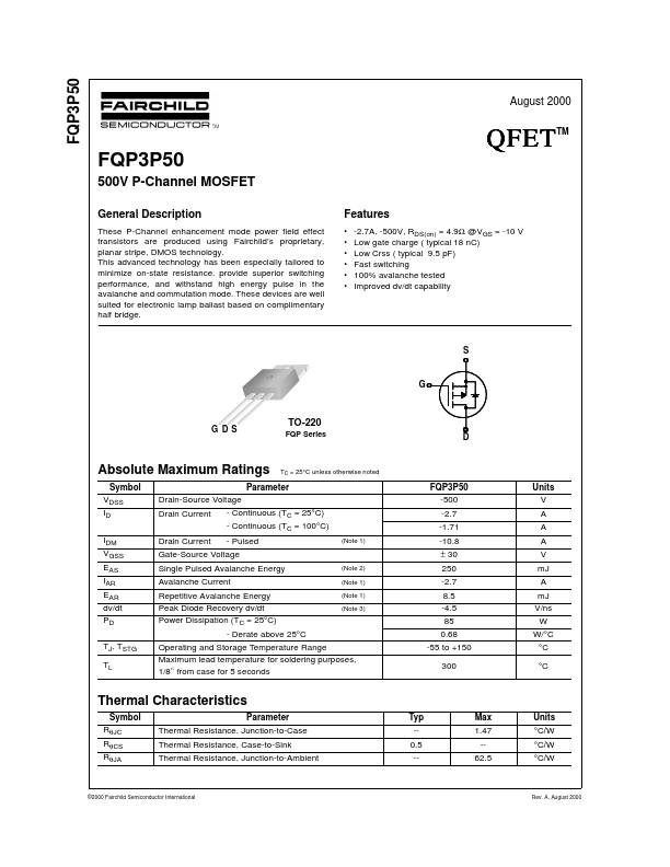 FQP3P50