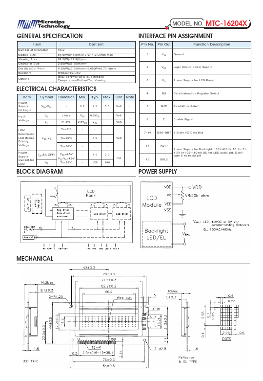 MTC-16204X