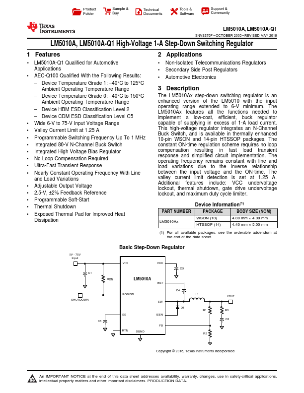 LM5010A-Q1