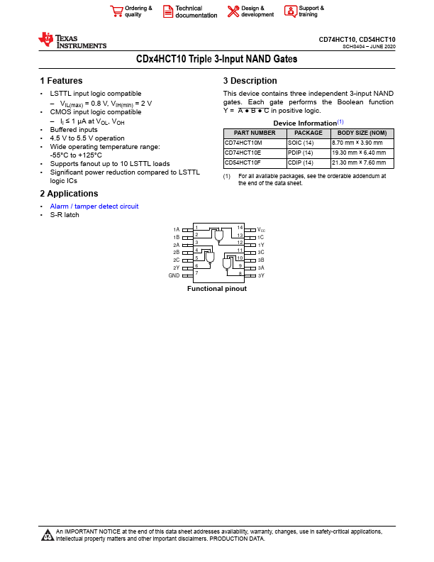 CD54HCT10