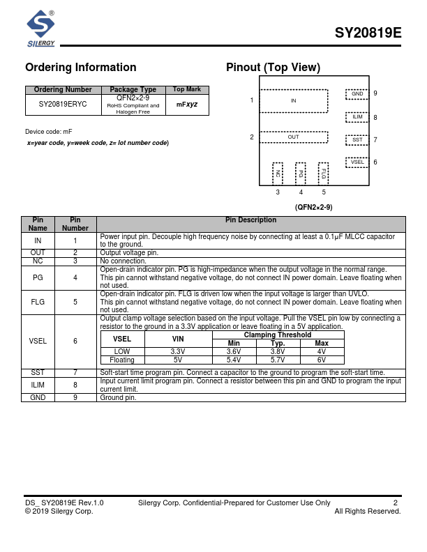 SY20819E