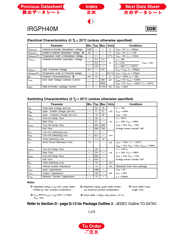 IRGPH40M