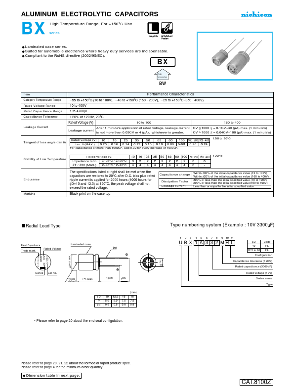 UBX1C332MHL