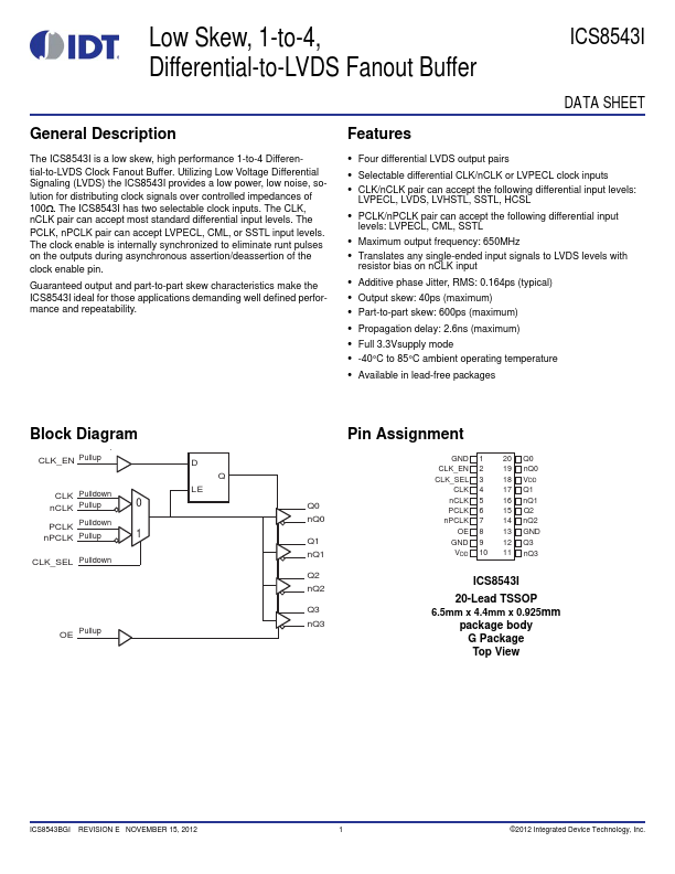 ICS8543I