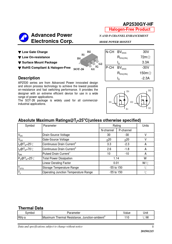 AP2530GY-HF