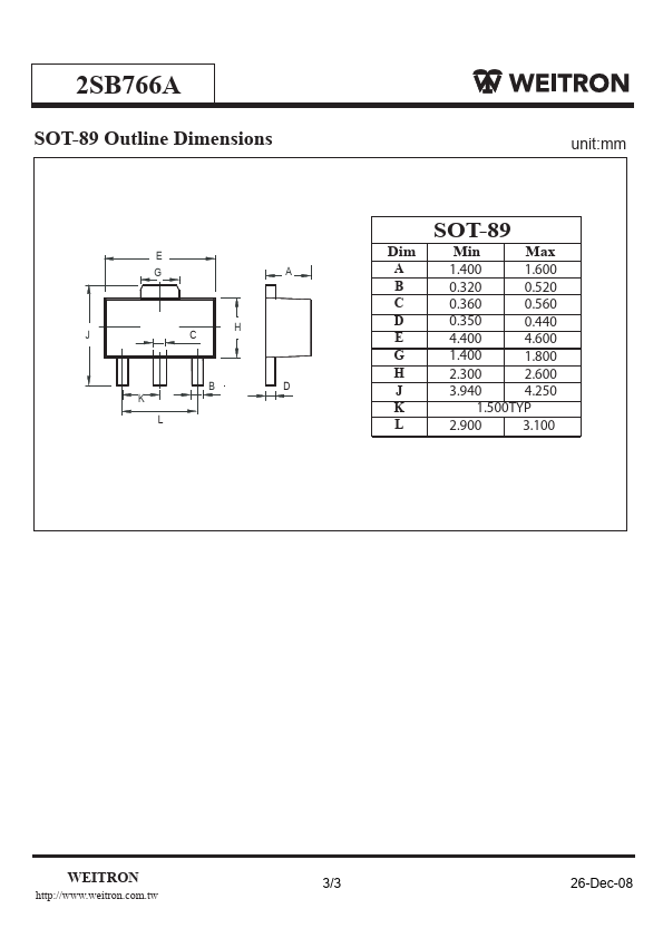 2SB766A