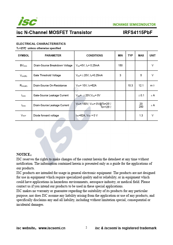 IRFS4115PbF