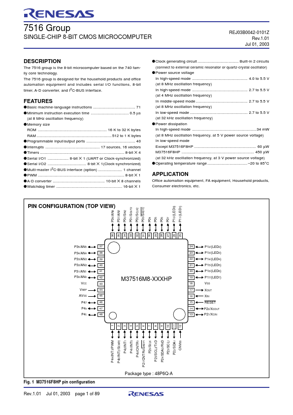 M37516M6-XXXHP