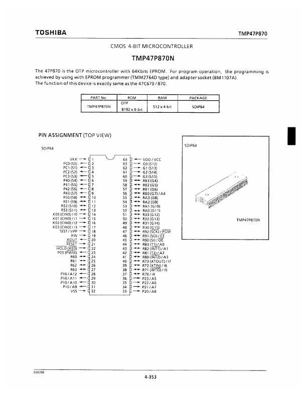 TMP47P870N