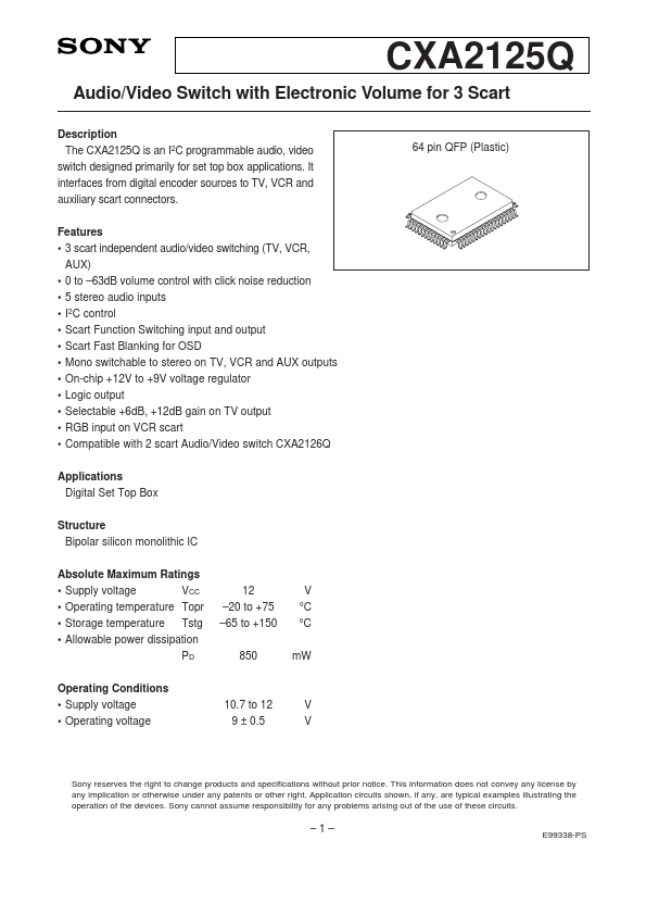 CXA2125Q