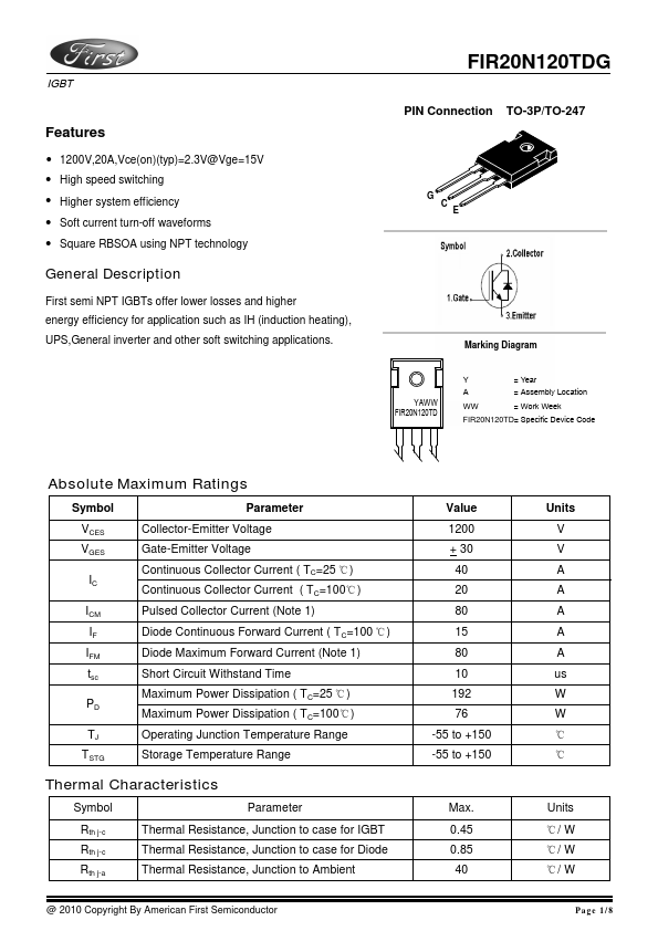 FIR20N120TDG