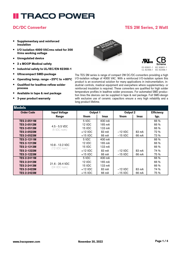 TES2-1222M