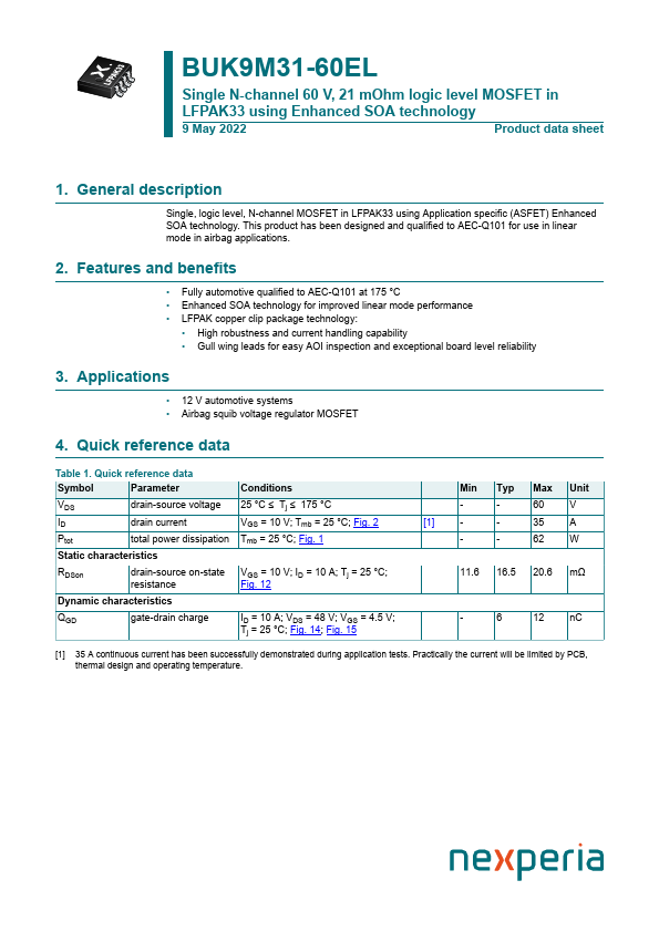 BUK9M31-60EL