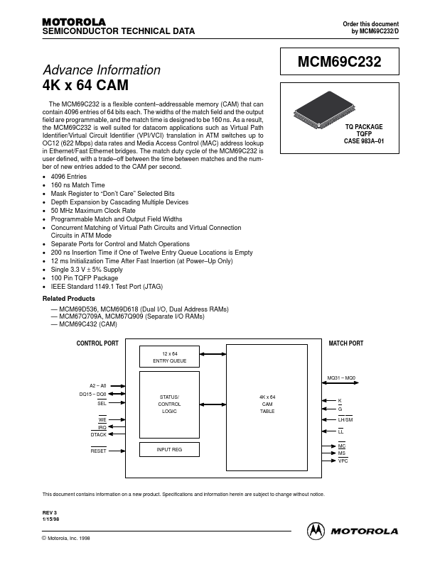 MCM69C232