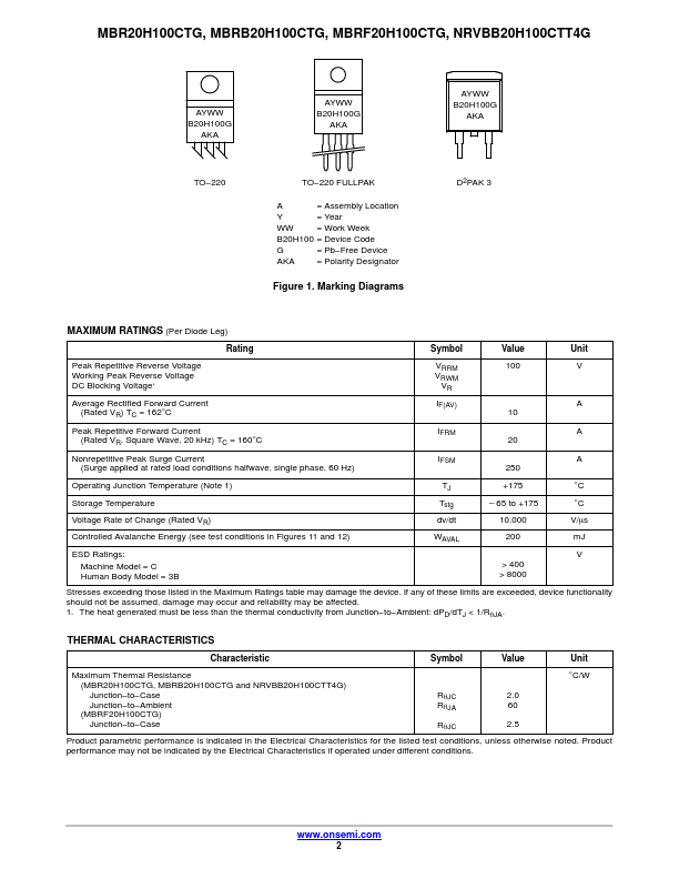 MBR20H100CTG