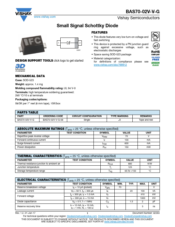 BAS70-02V-V-G